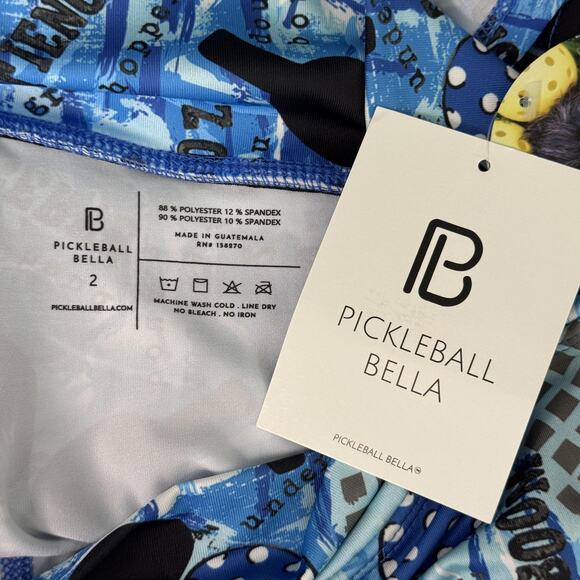 Pickleball Bella Kick Pleat Skort Womens 2 Athletic Tennis Comfort NEW Medium - Picture 3 of 10